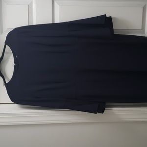 NWT Navy NY & Company Bell-Sleeve Dress